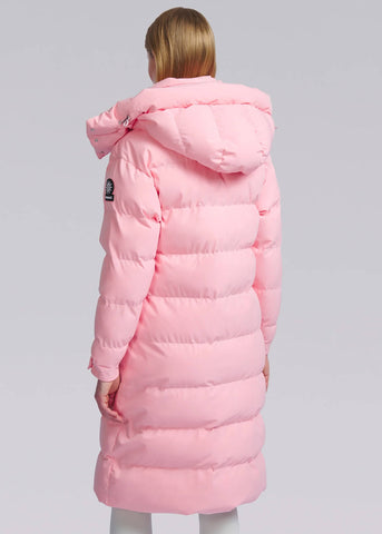 Sandbanks Haven Oversized Long Puffer - Crystal Rose - Sandbanks