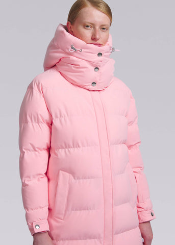 Sandbanks Haven Oversized Long Puffer - Crystal Rose - Sandbanks