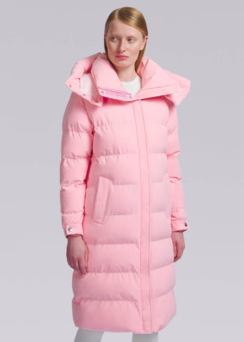 Sandbanks Haven Oversized Long Puffer - Crystal Rose - Sandbanks