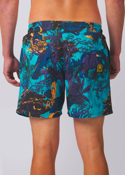 Sandbanks Exotic Swim Shorts - Multi coloured