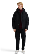 Aspen Raglan Sleeve Puffer - Black