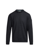 Black sweater on a white background