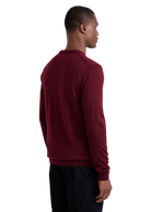 Sandbanks Merino Wool Crew Neck Jumper - Port
