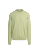 Sandbanks Merino Wool Crew Neck Jumper - Sage