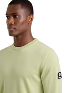 Sandbanks Merino Wool Crew Neck Jumper - Sage