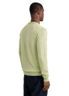 Sandbanks Merino Wool Crew Neck Jumper - Sage