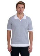 Revere Collar Polo - Grey Marl