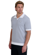 Revere Collar Polo - Grey Marl