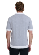 Revere Collar Polo - Grey Marl