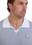 Revere Collar Polo - Grey Marl