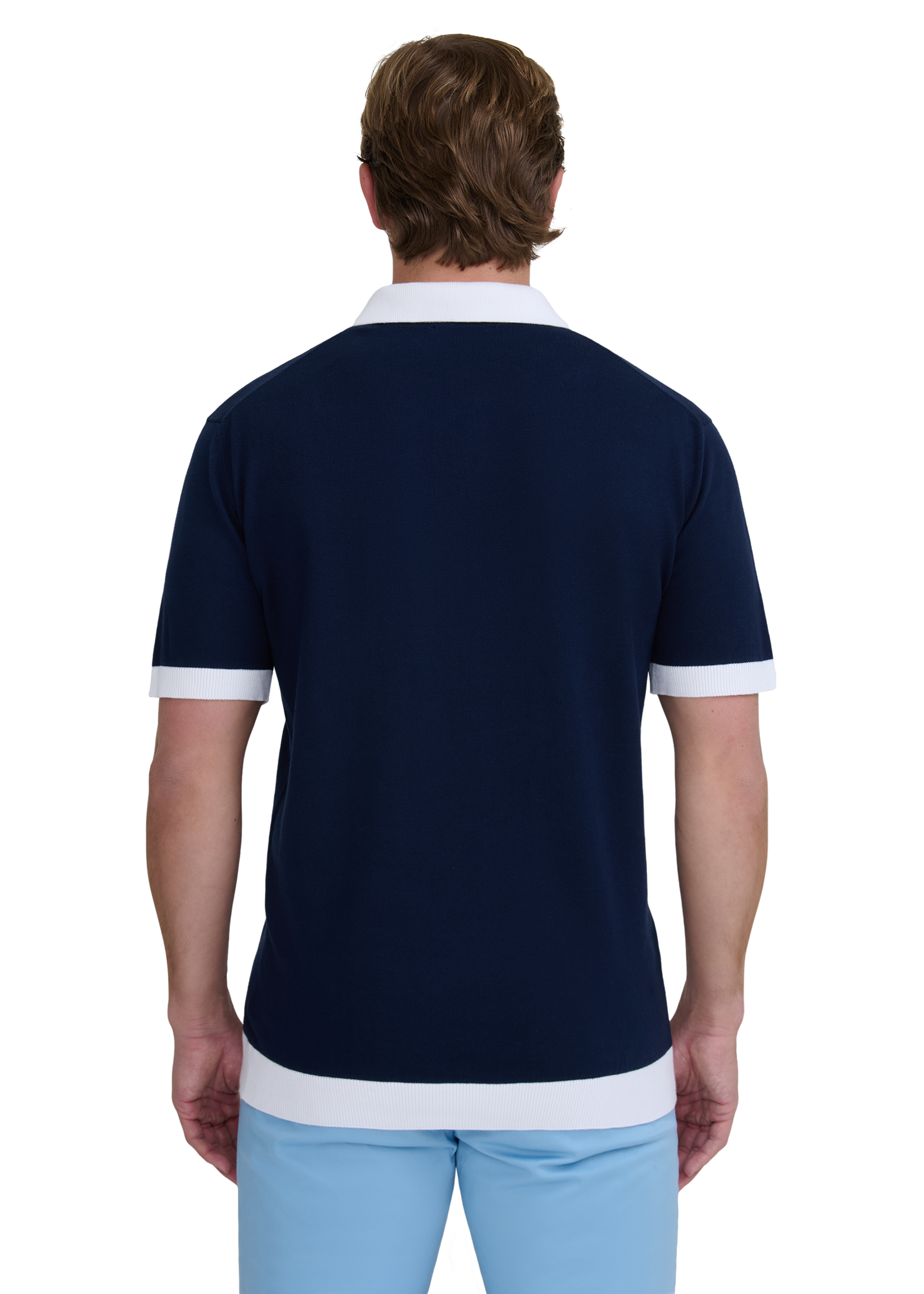 Revere Collar Polo - Navy
