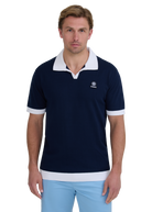 Revere Collar Polo - Navy