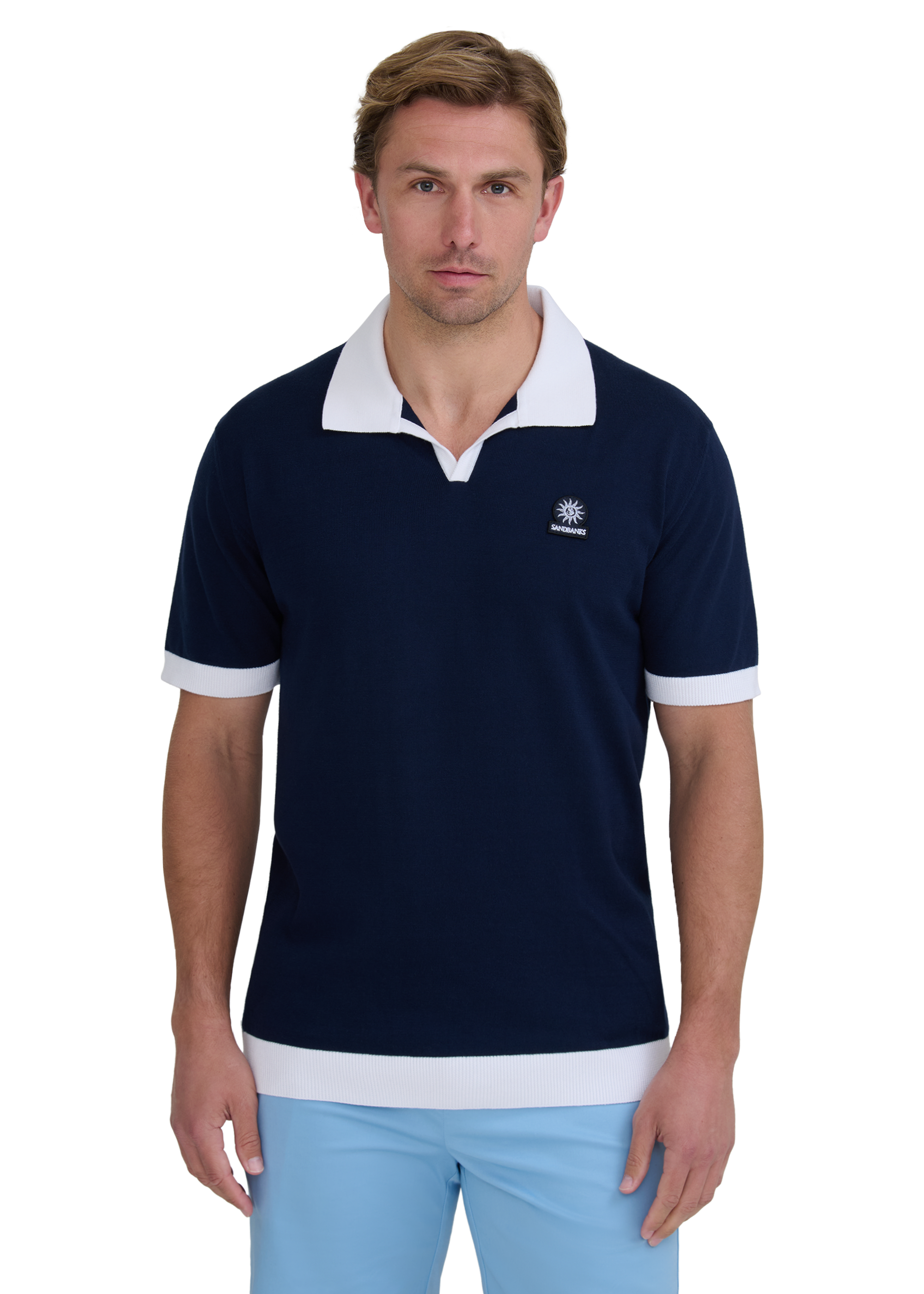 Revere Collar Polo - Navy