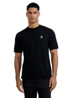 Merino Wool Knitted T-Shirt - Black