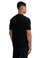 Merino Wool Knitted T-Shirt - Black