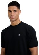 Merino Wool Knitted T-Shirt - Black