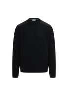 Technical Panelled Knit Jumper - Black