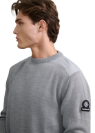 Sandbanks Tech Knitted Jumper - Light Grey