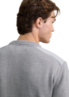 Sandbanks Tech Knitted Jumper - Light Grey