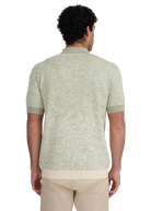 Gradient Knitted Rib Polo Shirt - Sage