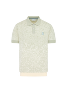 Gradient Knitted Rib Polo Shirt - Sage