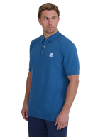 Waffle Knitted Polo Shirt - Teal
