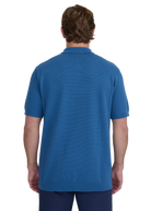 Waffle Knitted Polo Shirt - Teal