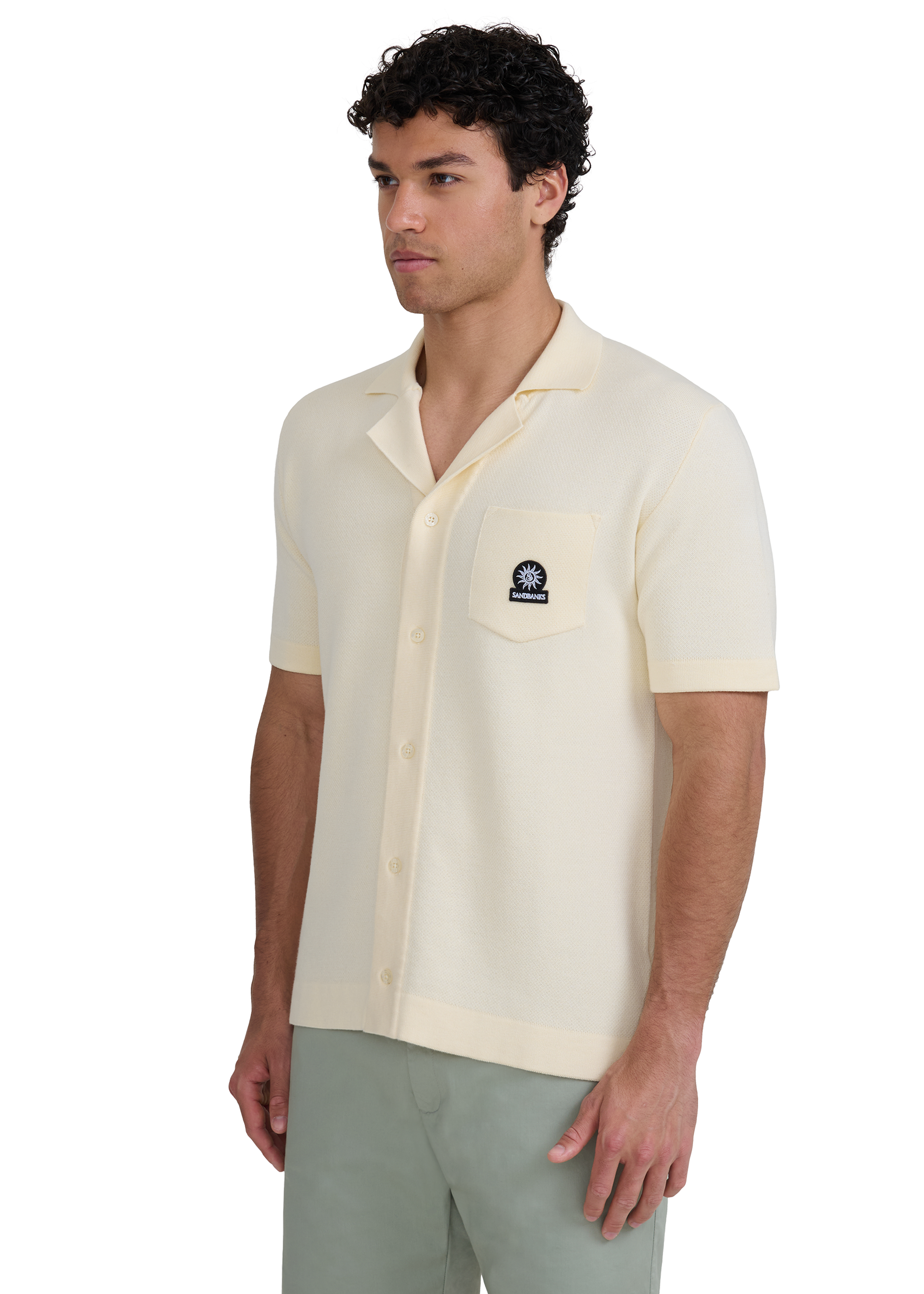 Revere Knitted Shirt - Natural