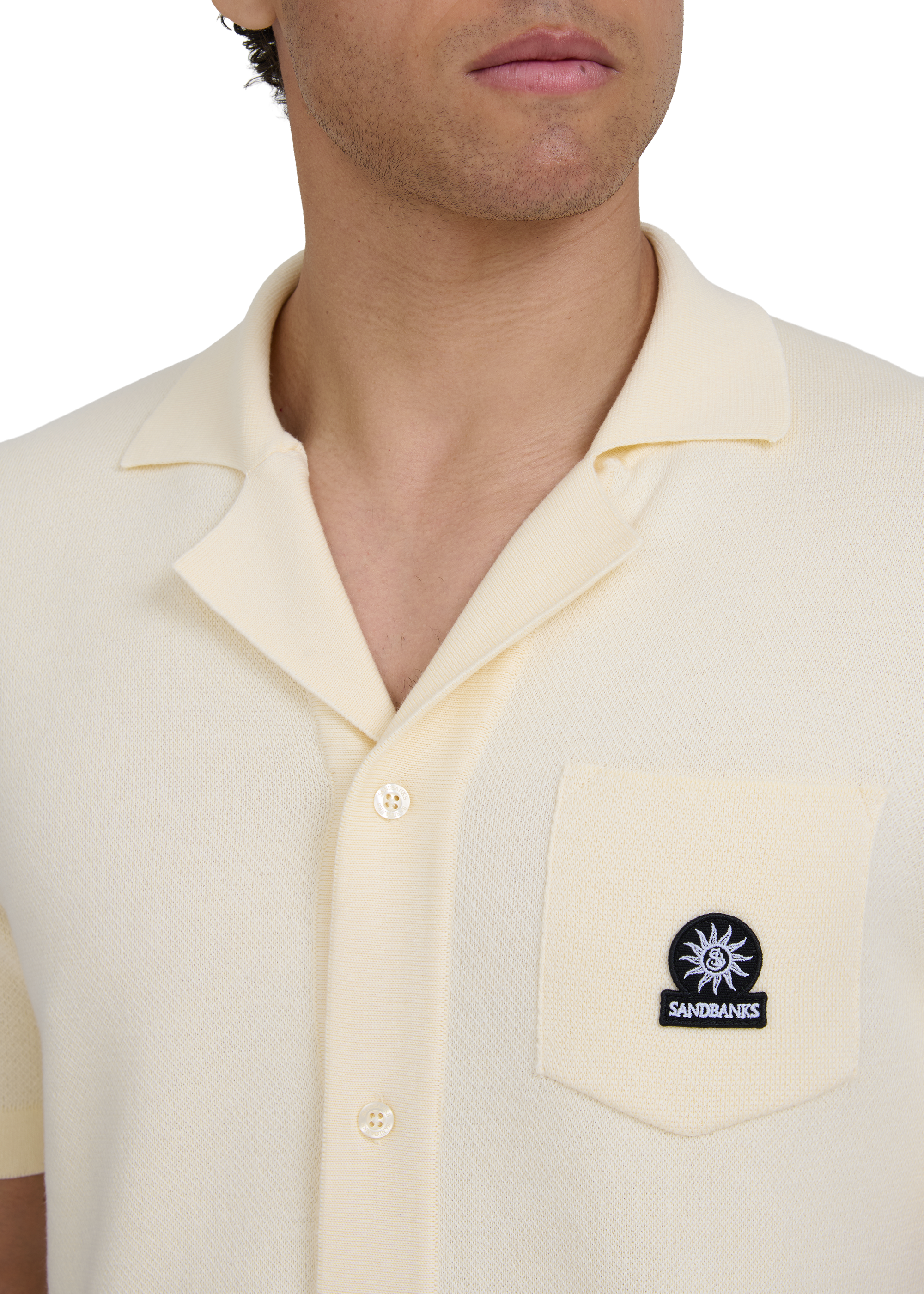 Revere Knitted Shirt - Natural