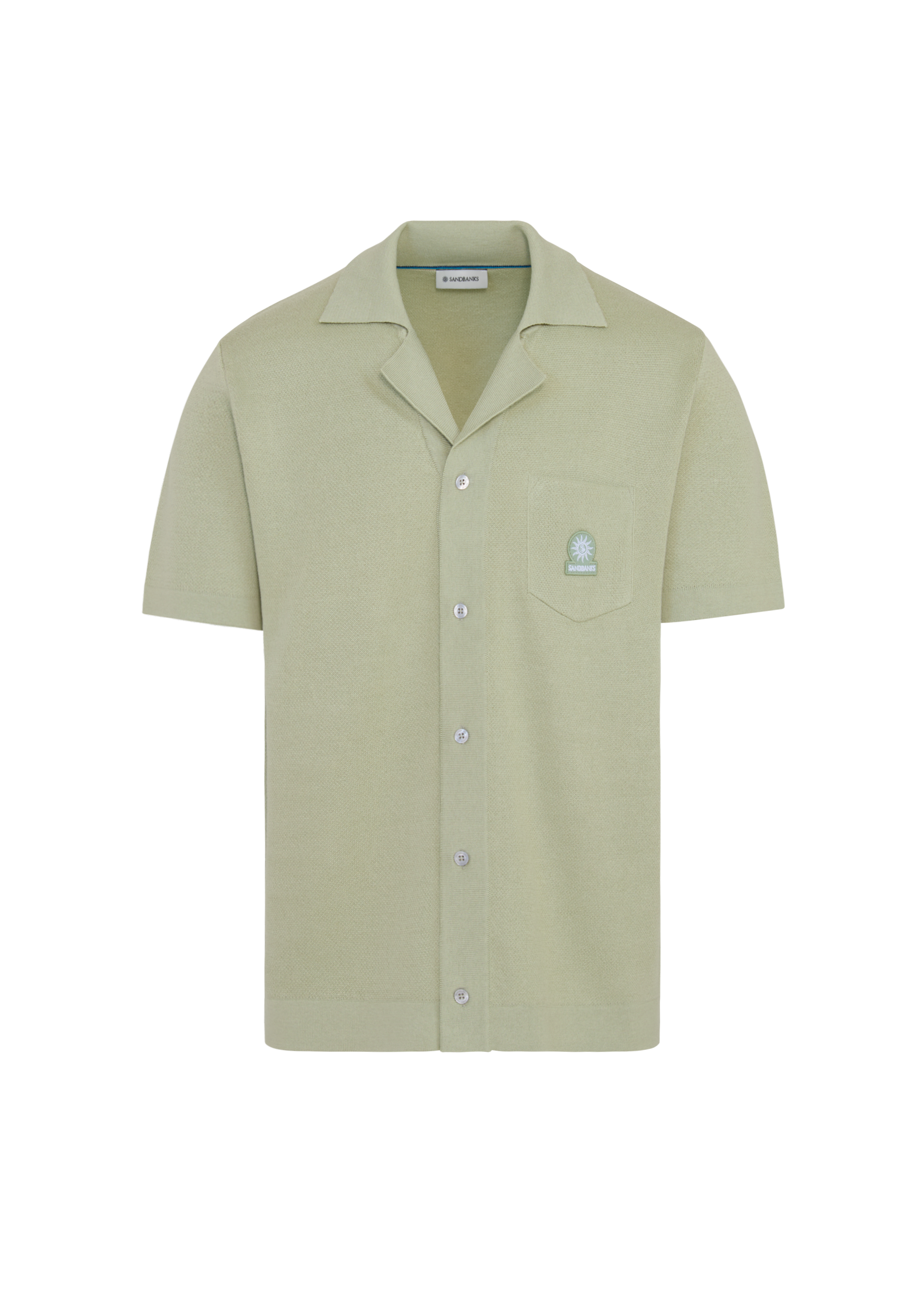 Revere Knitted Shirt - Sage