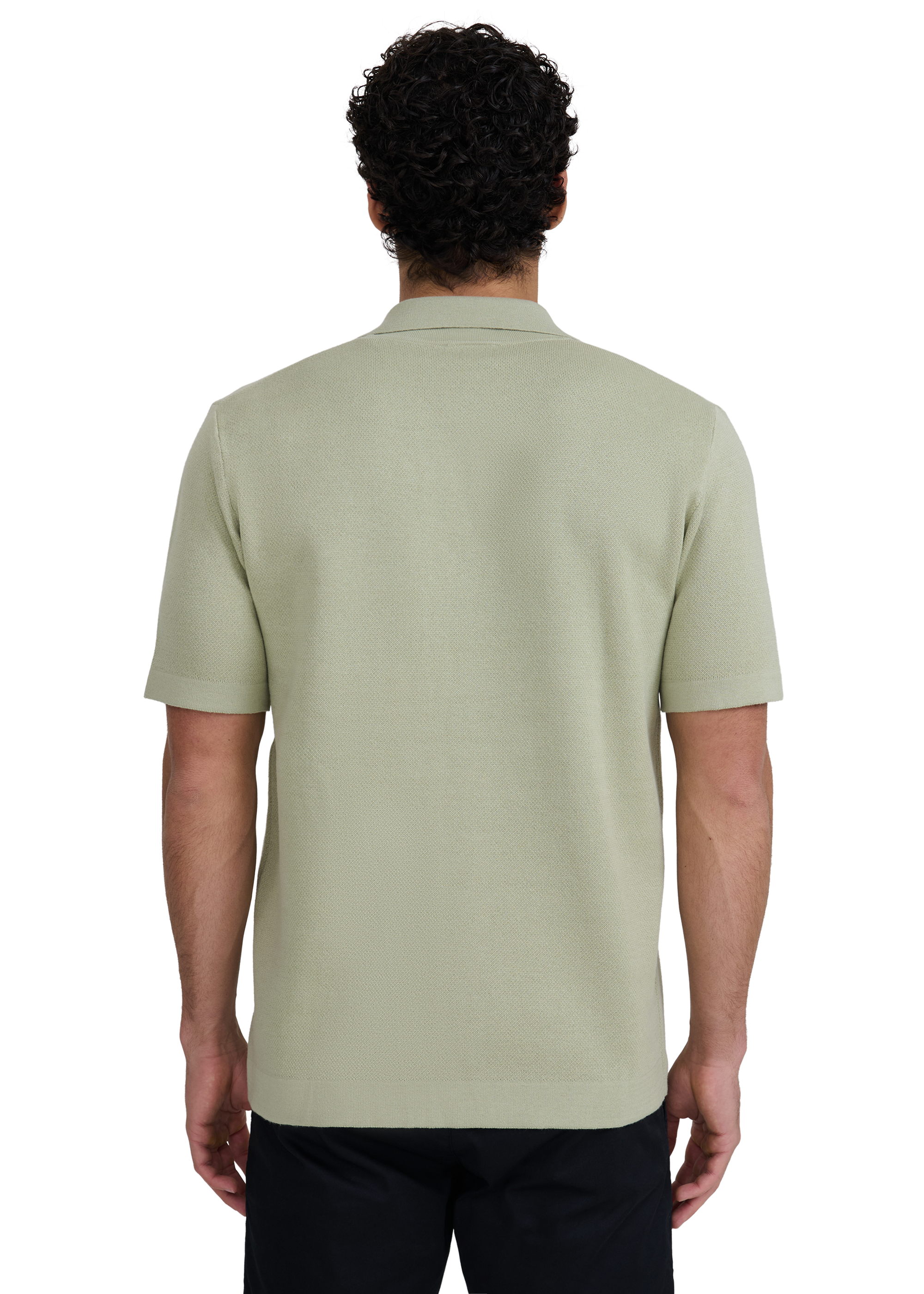 Revere Knitted Shirt - Sage