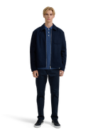 Merino Cable Knit Polo Shirt - Teal