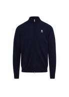 Merino Wool Full-Zip Cardigan - Navy