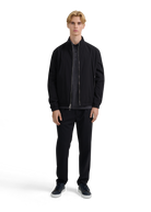 Merino Wool Button Polo Shirt - Anthracite