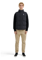 Merino Wool Button Polo Shirt - Black