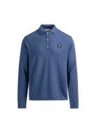 Merino Wool Button Polo Shirt - Teal