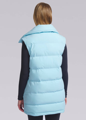 Sandbanks Lagoon Long Gilet - Crystal Blue - Sandbanks