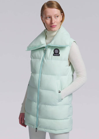 Sandbanks Lagoon Long Gilet - Mint - Sandbanks