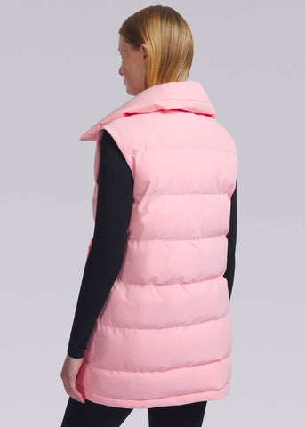 Sandbanks Lagoon Long Gilet - Crystal Rose - Sandbanks