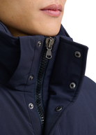 Sandbanks Branksome Long Puffer Jacket - Navy