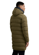 Sandbanks Branksome Long Puffer Jacket - Olive