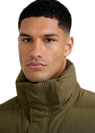 Sandbanks Branksome Long Puffer Jacket - Olive