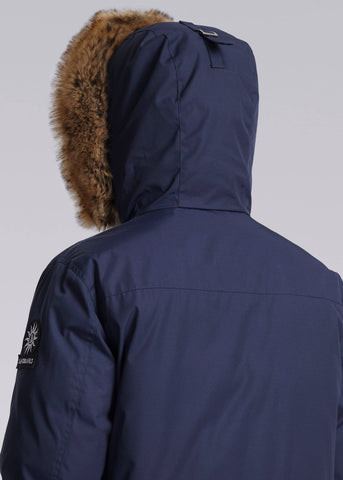 Sandbanks Chester Parka Jacket - Navy - Sandbanks