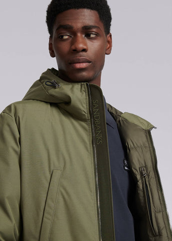 Sandbanks Canford Terrace Jacket - Khaki