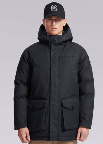 Sandbanks Chester Parka Jacket - Black - Sandbanks