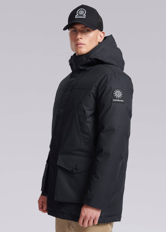 Sandbanks Chester Parka Jacket - Black - Sandbanks