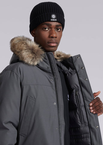 Sandbanks Chester Parka Jacket - Charcoal