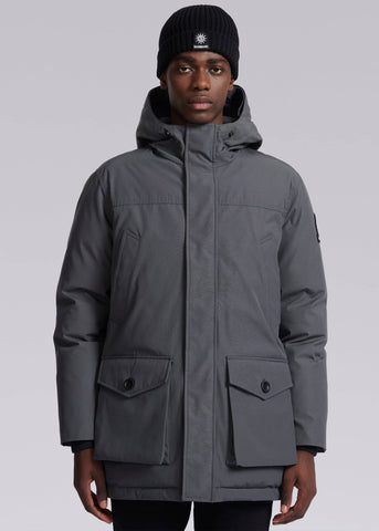 Sandbanks Chester Parka Jacket - Charcoal