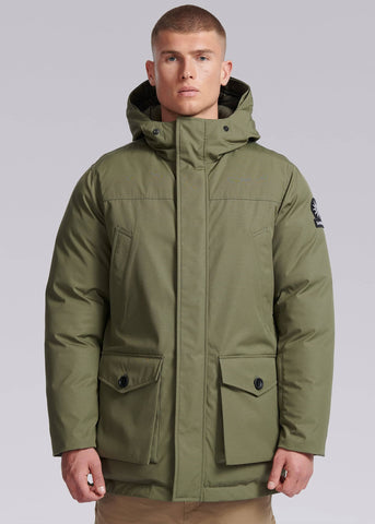 Sandbanks Chester Parka Jacket - Khaki - Sandbanks