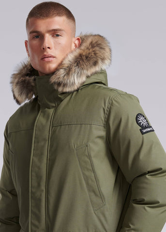 Sandbanks Chester Parka Jacket - Khaki - Sandbanks